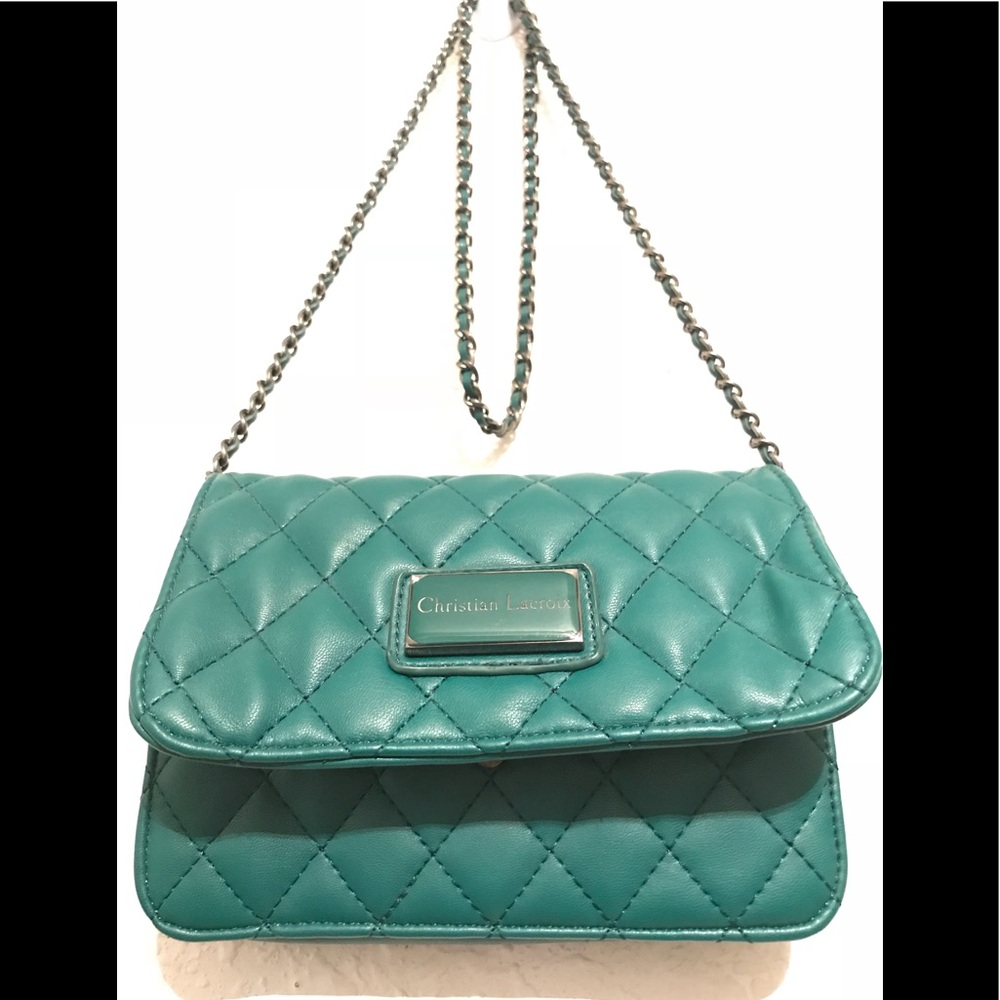 Christian Lacroix Quilted Mini Crossbody Purse